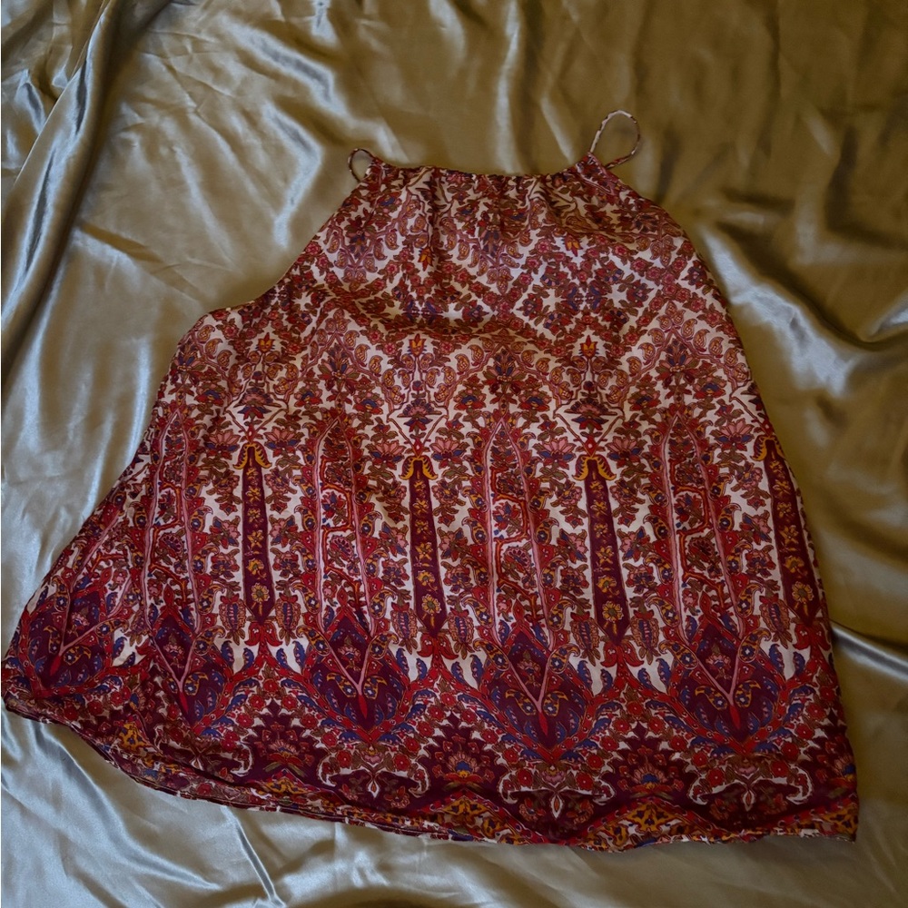 Banana Republic White and Purple Top